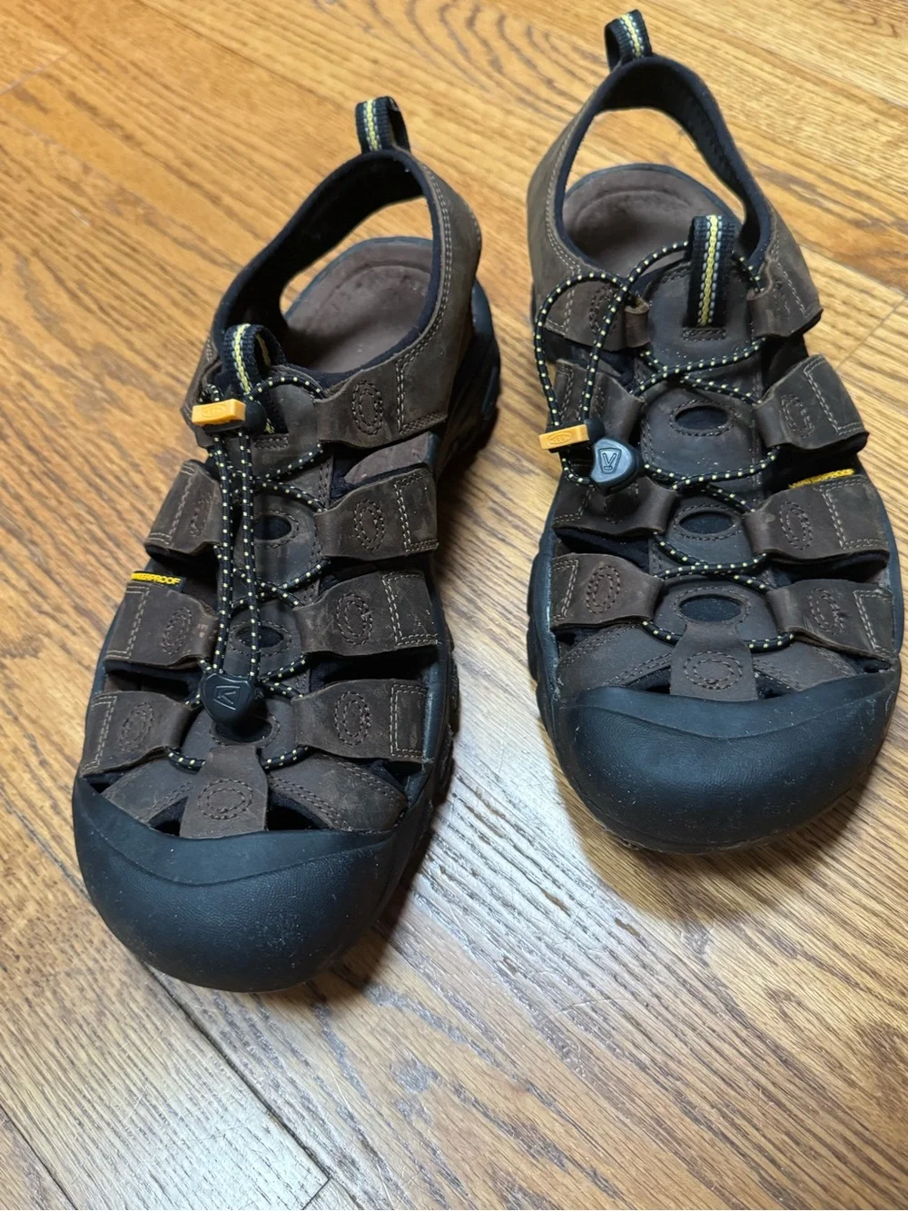 Men's KEEN Brown Newport Leather Outdoor Sport Sandals